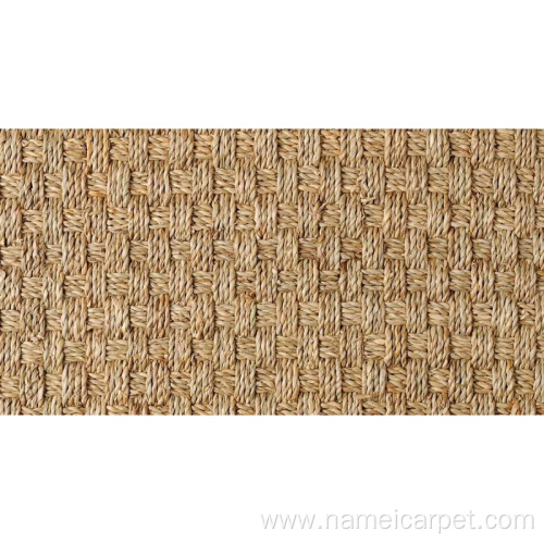 Natural seagrass fiber straw seagrass roll carpets
